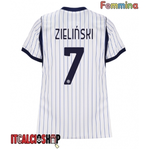 Inter Milan Piotr Zielinski #7 Seconda Maglia Femmina 2026-27 Manica Corta Inter Milan Piotr Zielinski #7 Seconda Maglia Femmina 2026-27 Manica Corta